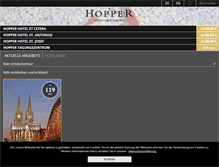 Tablet Screenshot of hopper.de